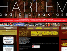 Tablet Screenshot of harlembedandbreakfast.com